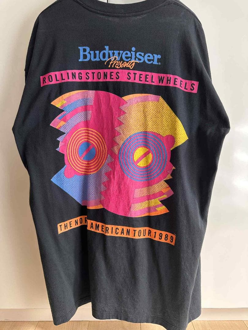 y*︎様 80s ローリングストーンズ バンドTシャツ XL バドワイザー