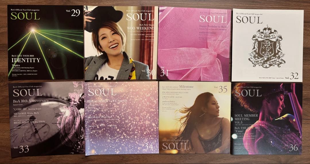 BoA】ファンクラブ SOUL 会報誌vol.04-56セット 非売品！