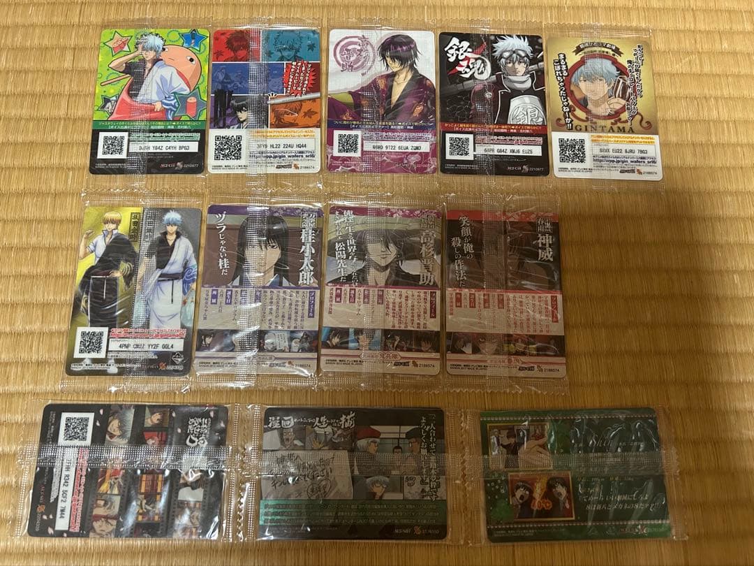 公式商品 銀魂 カードガム 未開封品 銀時 金時 新八 桂 高杉