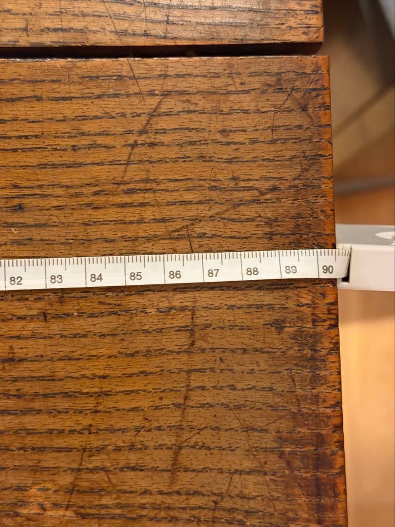 n*t様 アンティークテーブル 棚付き 木製 ブラウン 作業台