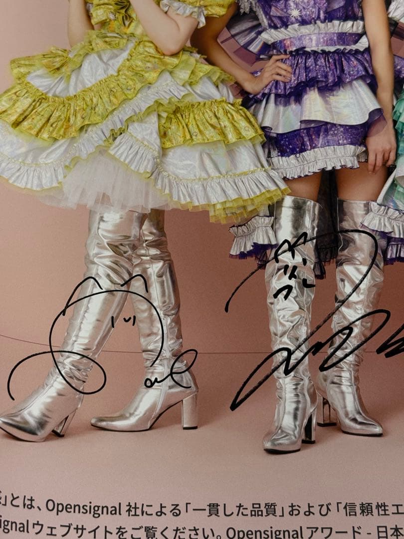 FRUITS ZIPPER 直筆全員サイン入りポスター × au - メルカリ