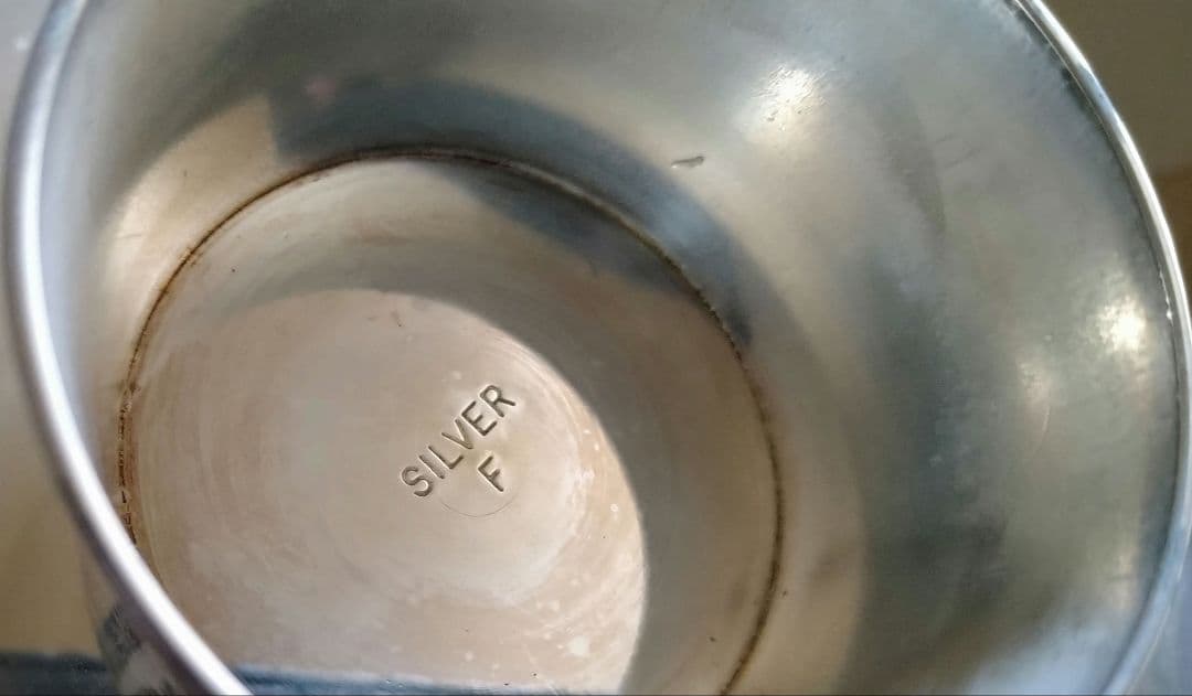 大阪淀屋橋 尚美本造 SILVER-F 三重盃 花月台付