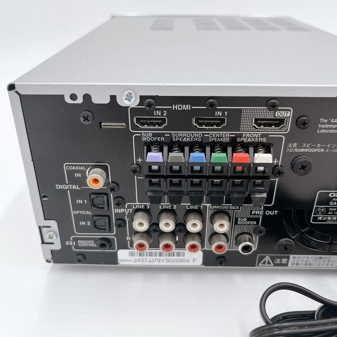 付属品完品・美品】ONKYO AVアンプ SA-205HD