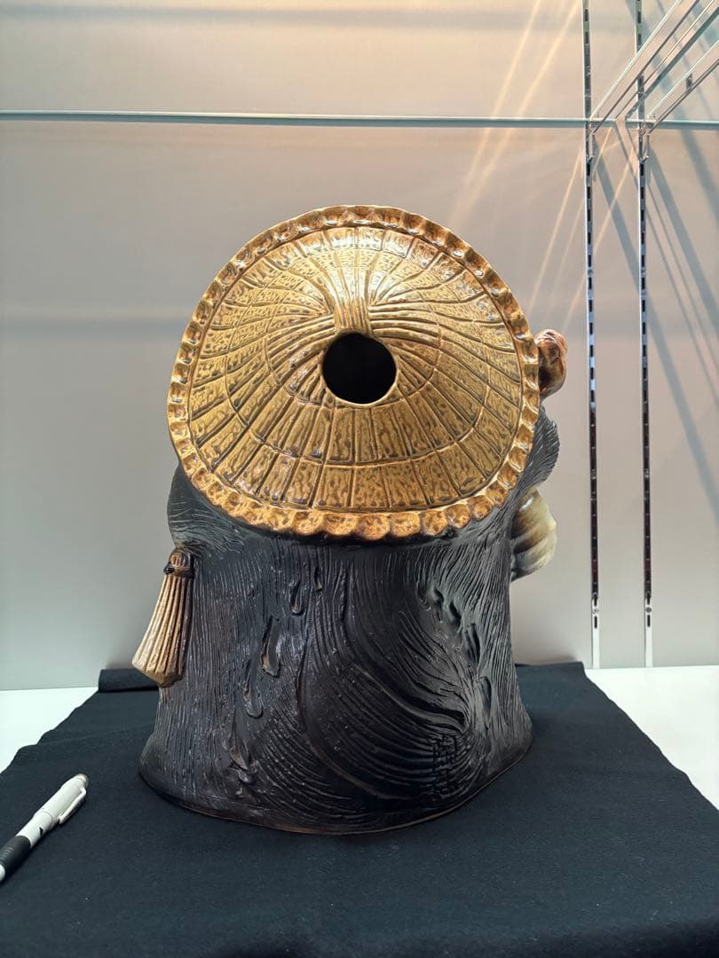 信楽焼　開運たぬき　縁起物　陶器