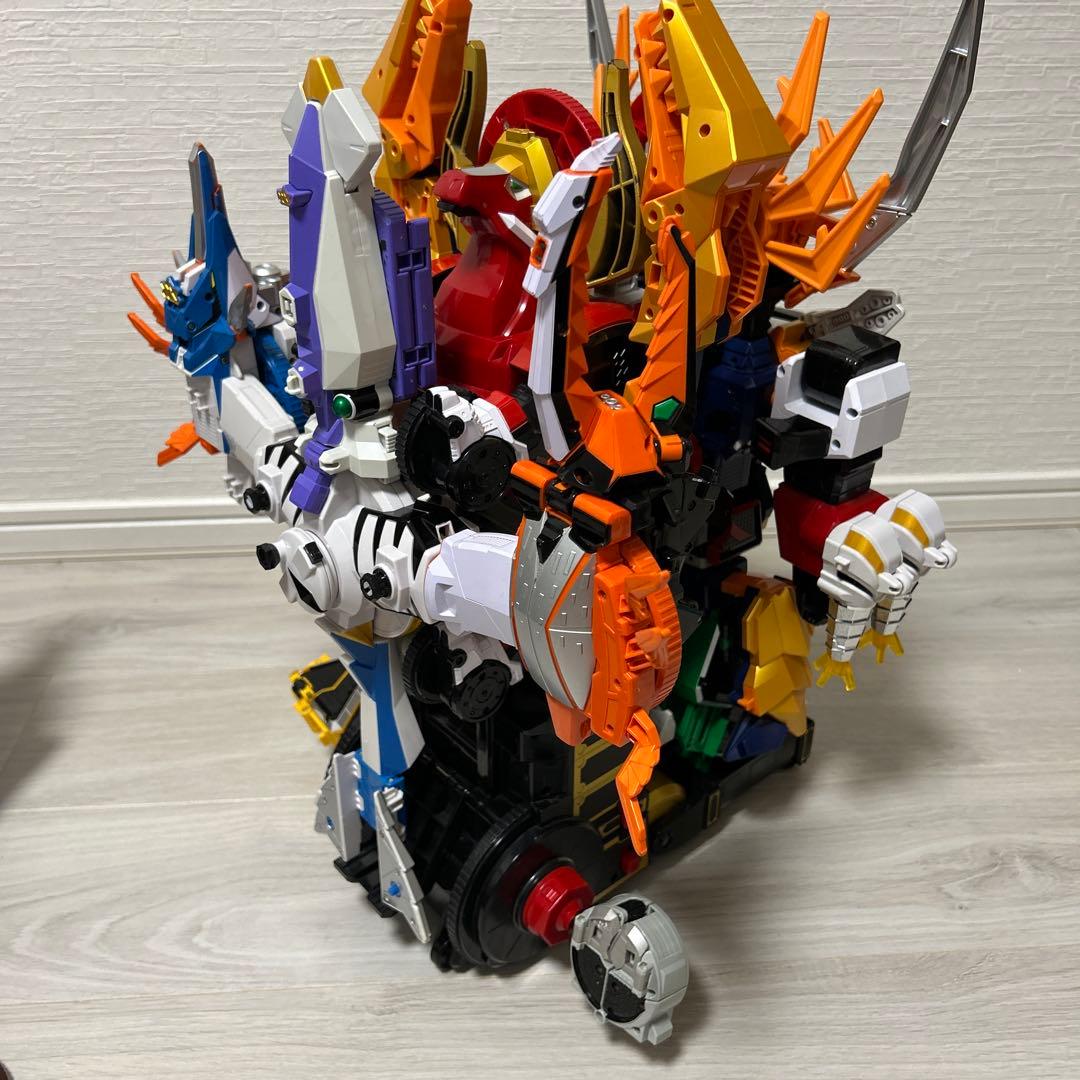 【ど迫力】美品　侍戦隊シンケンジャー　DXサムライハオー＆恐竜折神＆ダイゴヨウ