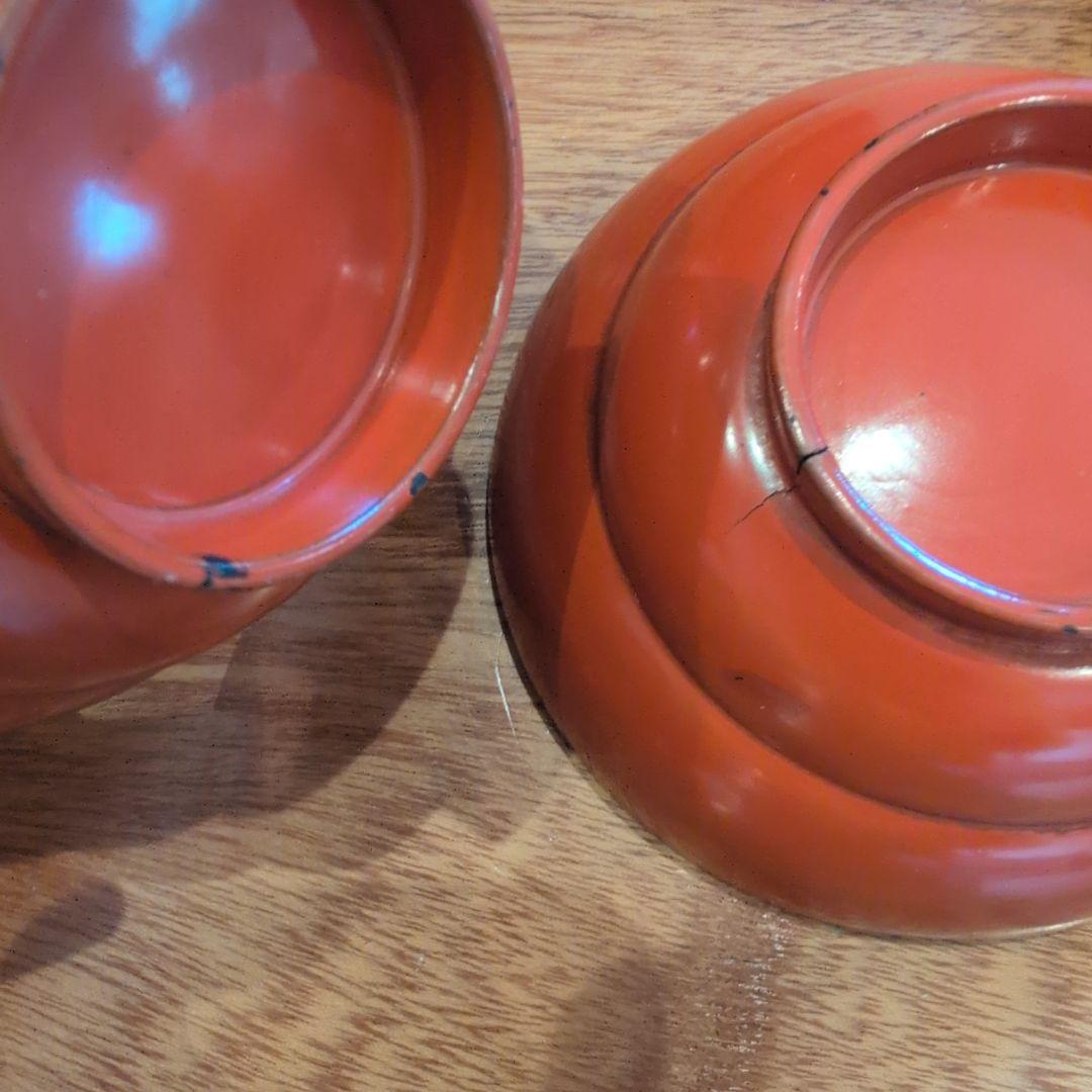 洗朱蒔絵　吸物椀　19客