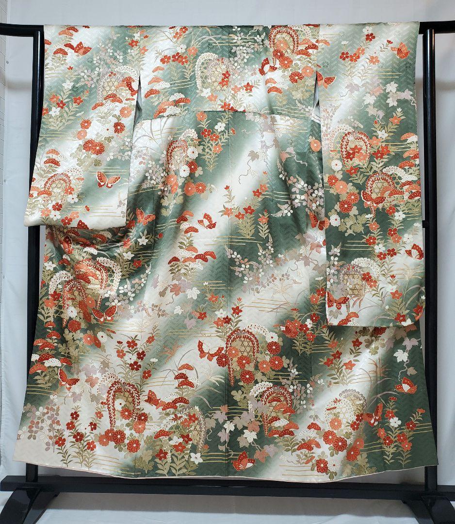 振袖 1395-43 作家物 高級正絹 成人式 友禅染 身丈154cm 在庫処分 購入