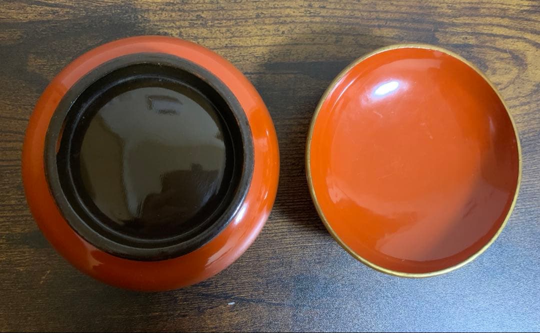 金彩蒔絵 木製漆塗吸物椀 10客 大きめ 時代物 - メルカリ