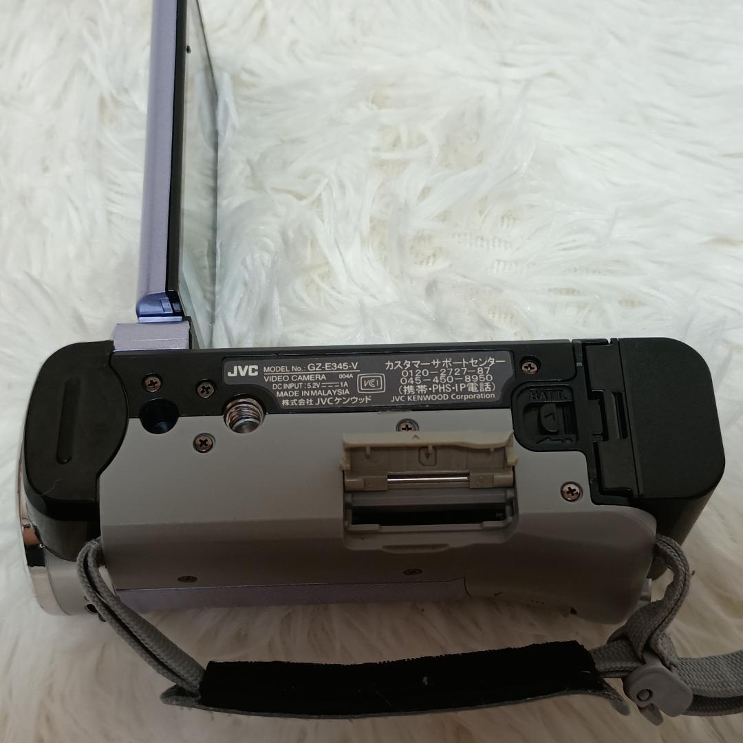 JVC Everio GZ-E345-V ビデオカメラ バイオレット 中古