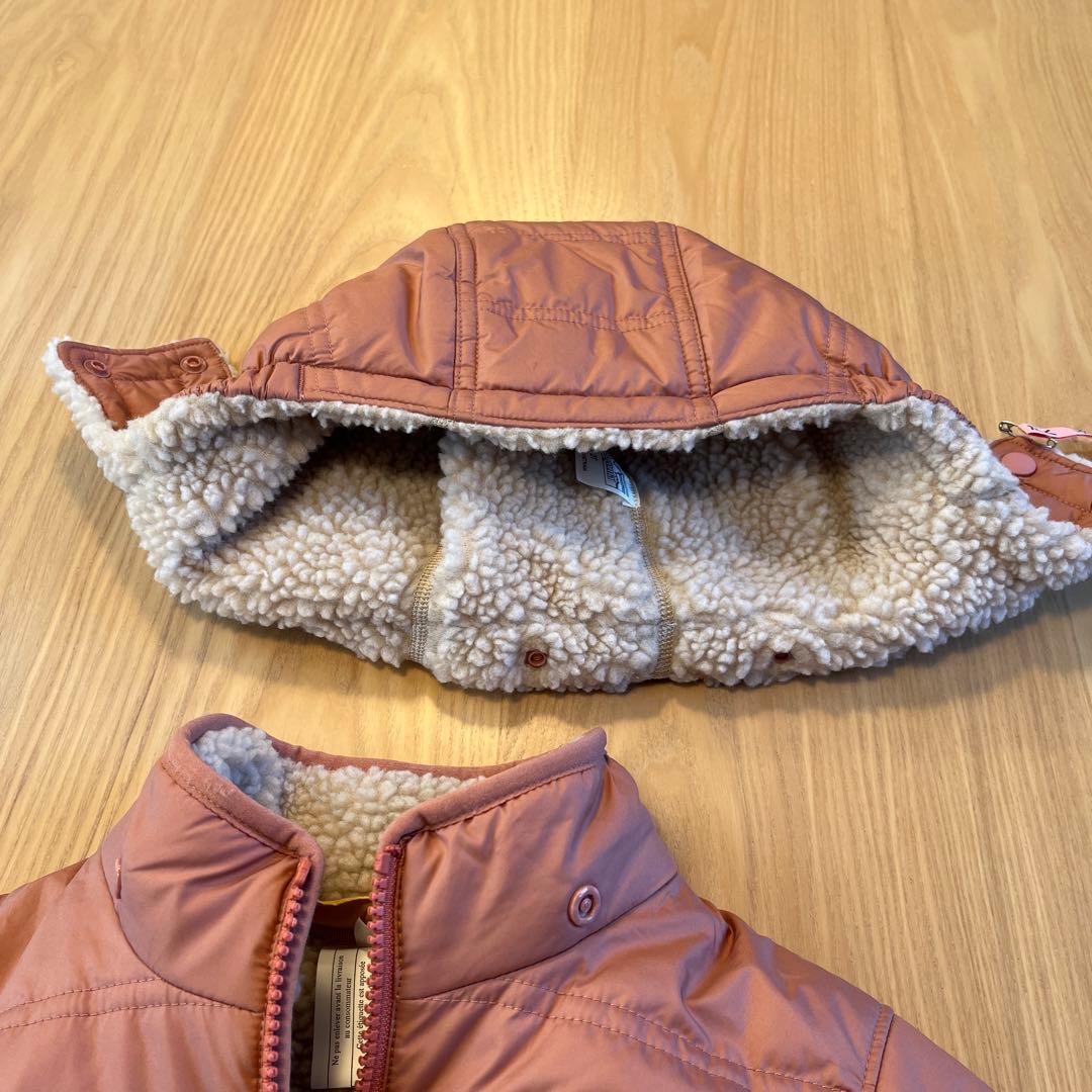 Patagonia ベビー・リバーシブル・トリブルズ・フーディ 90cm