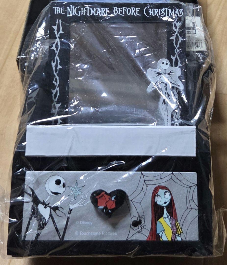 当時物　未使用　ナイトメア・ビフォア・クリスマス 木製引き出し　高さ約20cm