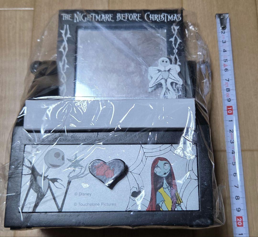 当時物　未使用　ナイトメア・ビフォア・クリスマス 木製引き出し　高さ約20cm