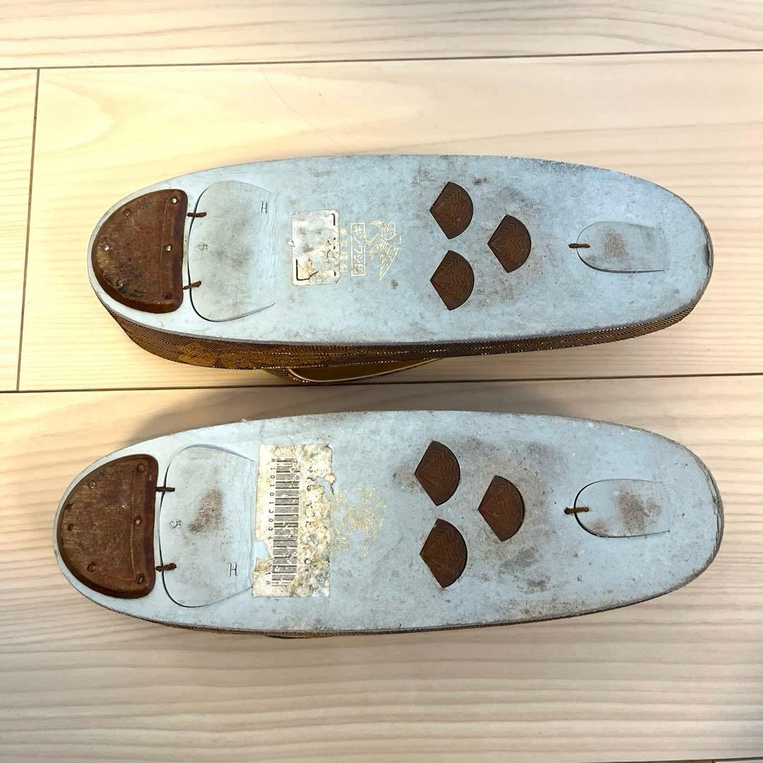 金鷲印　佐賀錦　草履バッグセット　M2404142