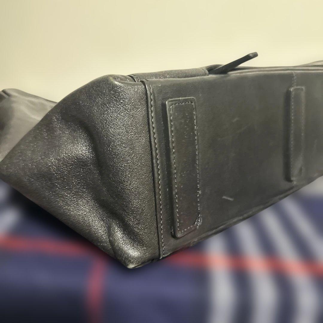 美品　TUMI フラップ付き　レザーブリーフケース　ビジネスバッグ　トゥミ