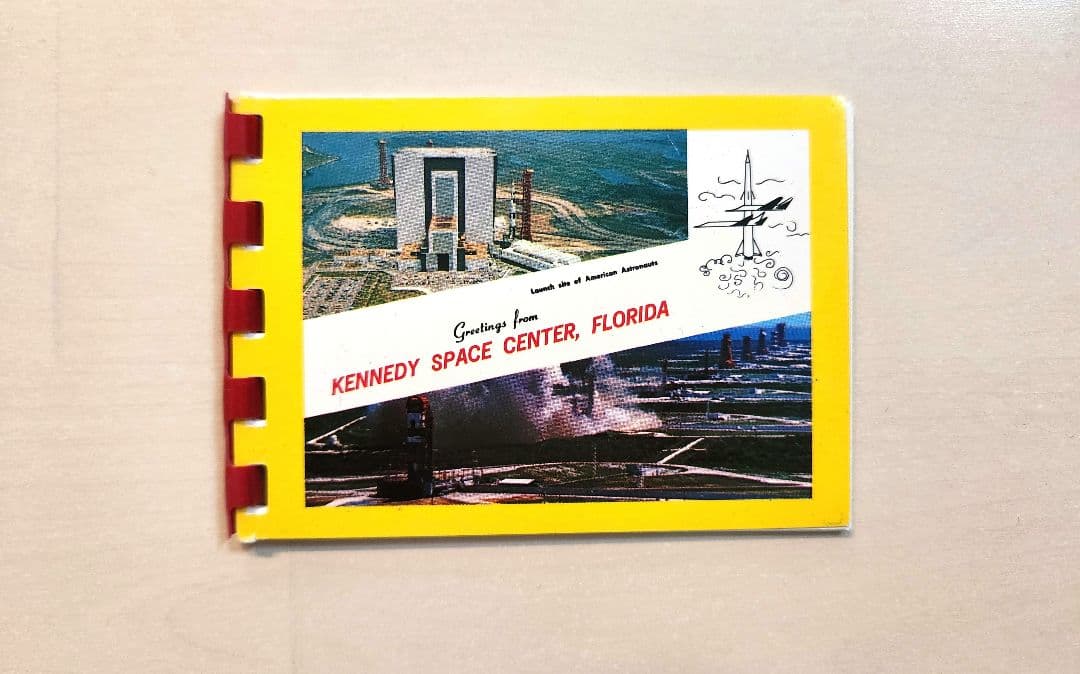 ７０年代NASA ケネディ宇宙センター ペナント&ポストカード
