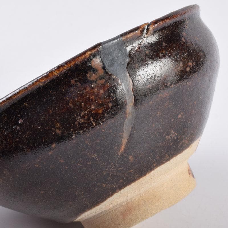 茶道具 瀬戸焼 黒茶碗 仕覆・時代箱付 V 8478 - メルカリ