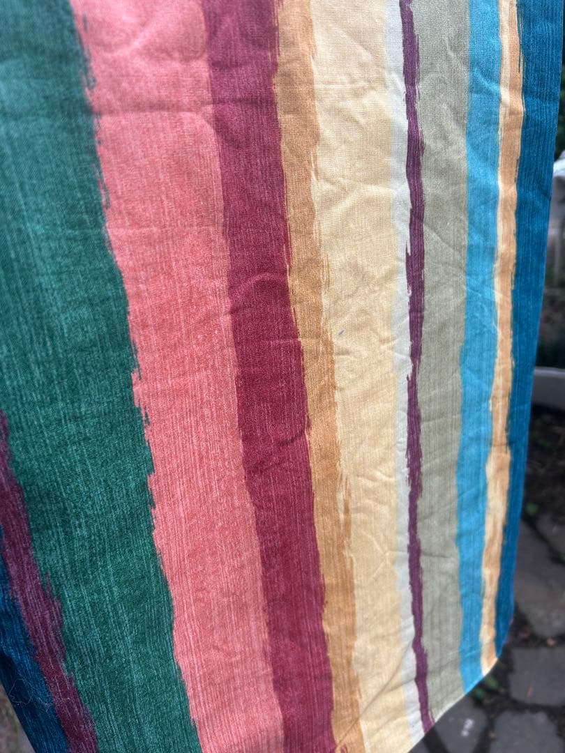 フランスアンティーク/タブリエ・ギャザーリネンエプロン/H・A tablier