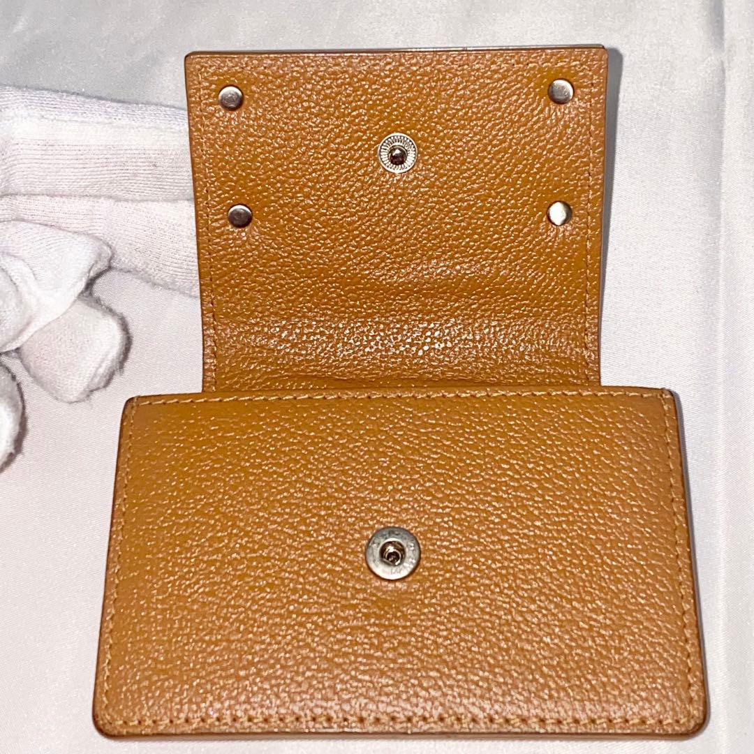 Matin Kim アコーディオン カードケース ウォレット ブラウン - メルカリ