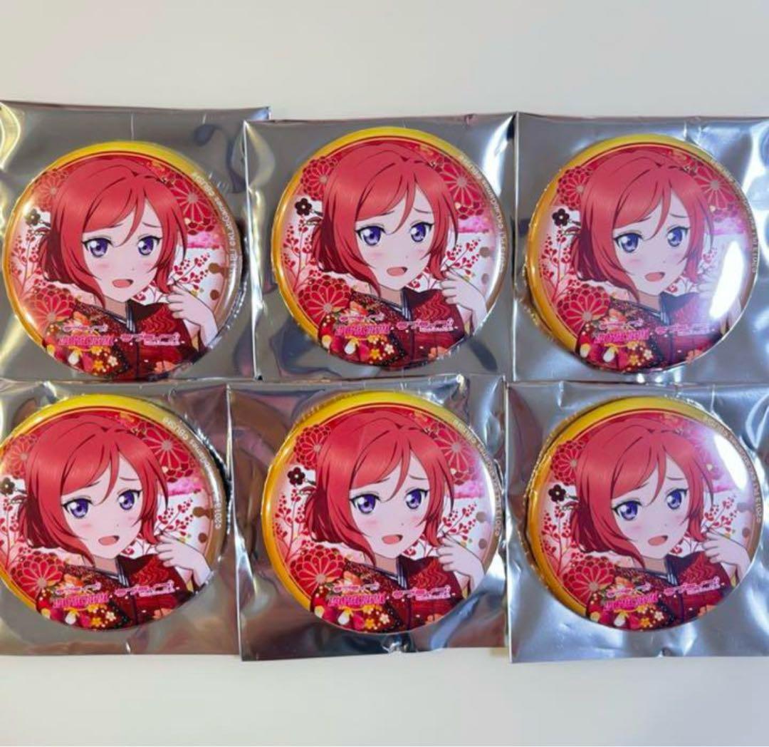 西木野真姫 ラブライブ μ's スクフェス 感謝祭 缶バッジ お正月編