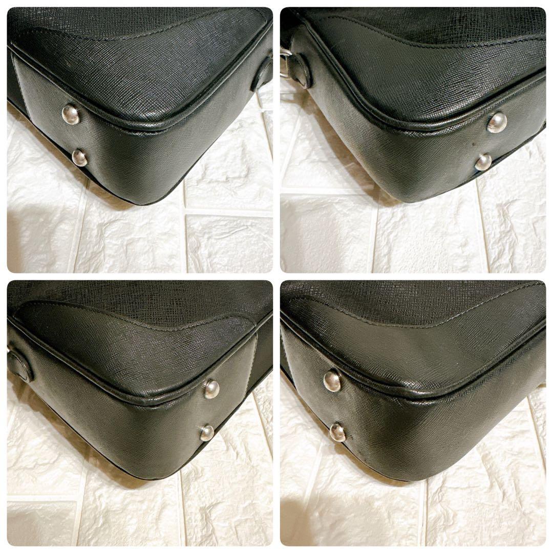 美品 ペッレモルビダ ビジネスバッグ 2way レザー ブラック