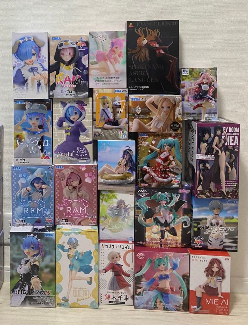 美少女系プライズフィギュア22個まとめ売り