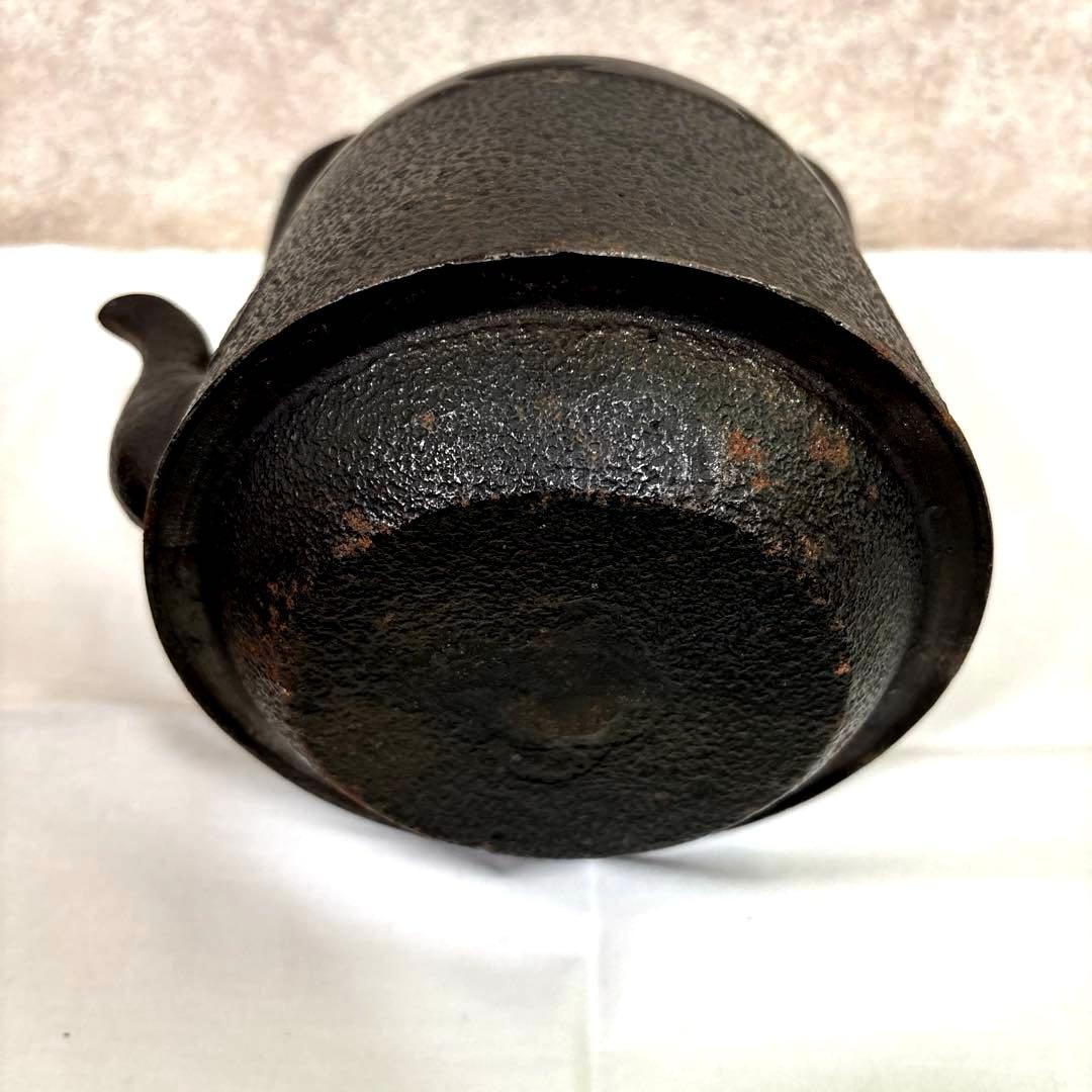 南部三厳堂 鉄瓶 南部鉄器 竹図 骨董 アンティーク 茶道具 美術品