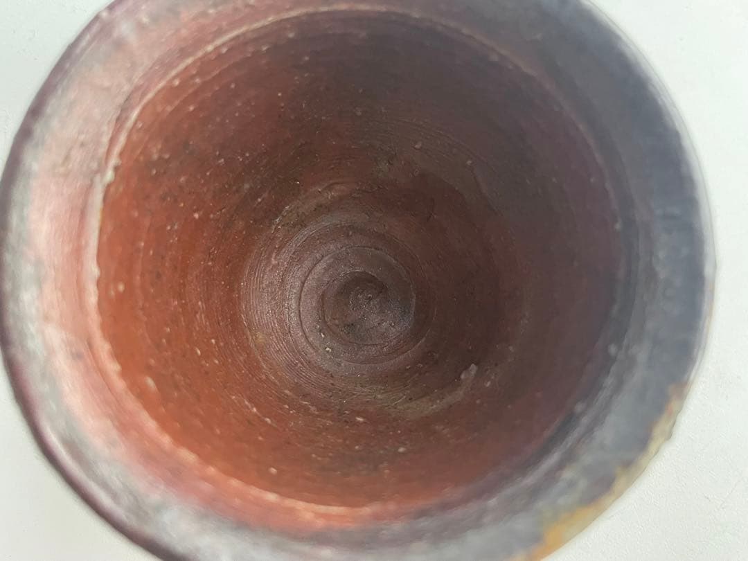 陶芸家　原田拾六　備前　ぐい呑　酒器　酒杯　備前焼　窯変　箱なし