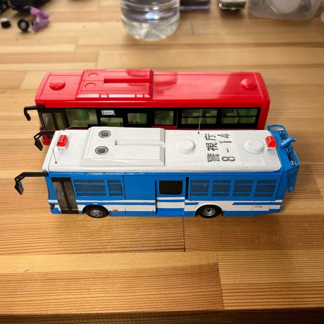 カスタム ミニカー 警察車両 大型輸送車 試作品