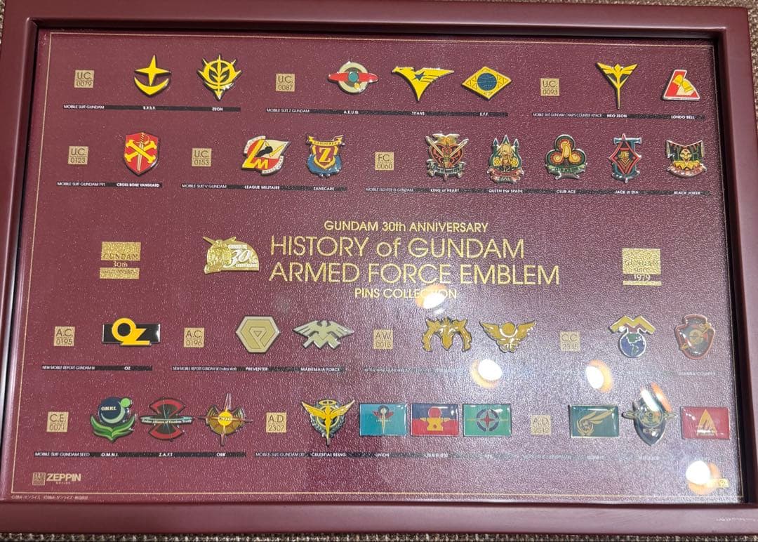 地球連邦　機動戦士ガンダム生誕30周年　ピンズコレクション　バラ売り