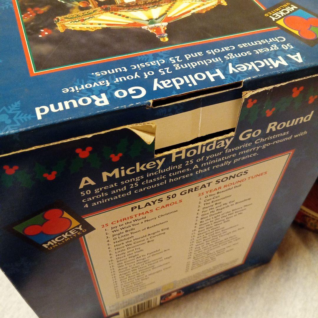 レトロ】クリスマス ディズニー 電子 オルゴール メリーゴーランド