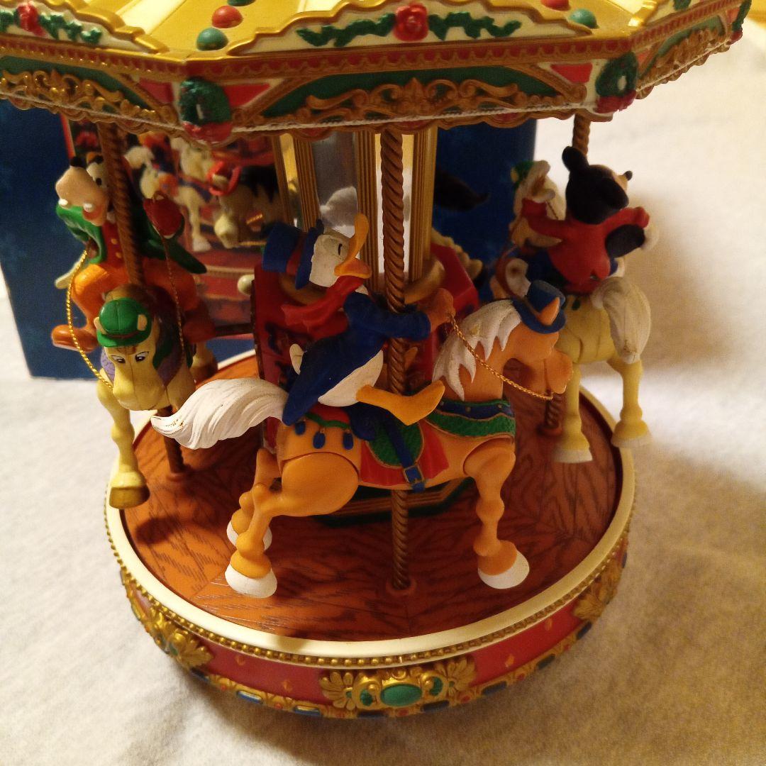 レトロ】クリスマス ディズニー 電子 オルゴール メリーゴーランド