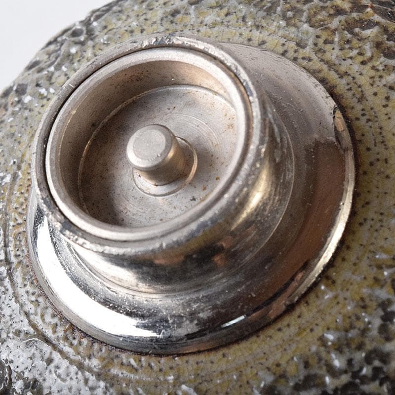 茶道具 備前焼 青備前 森陶岳造 茶壷 共箱 V R8405 - メルカリ