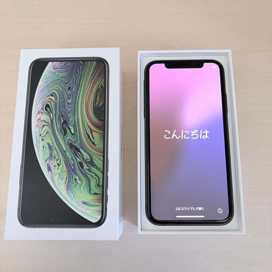 iPhone XS】 バッテリー交換済 ✴︎ 64GB スペースグレー