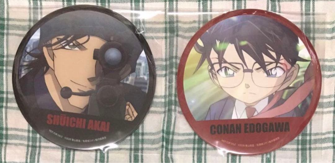 名探偵コナン 緋色の弾丸 アニメイト特典 缶バッジセット 江戸川コナン