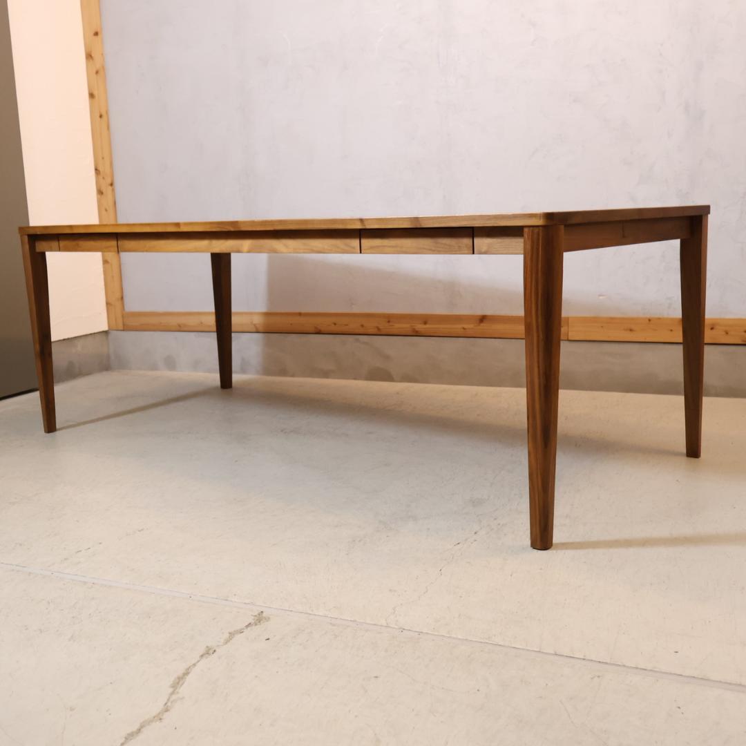 じょっきー　高野木工 プレーン ウォールナット ダイニングテーブル