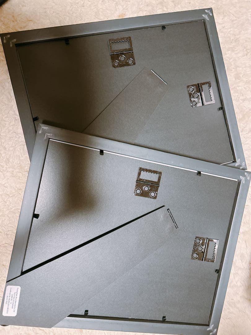 写真フレーム木目 壁掛け 卓上 ディスプレイ（28×23×1.5cm）