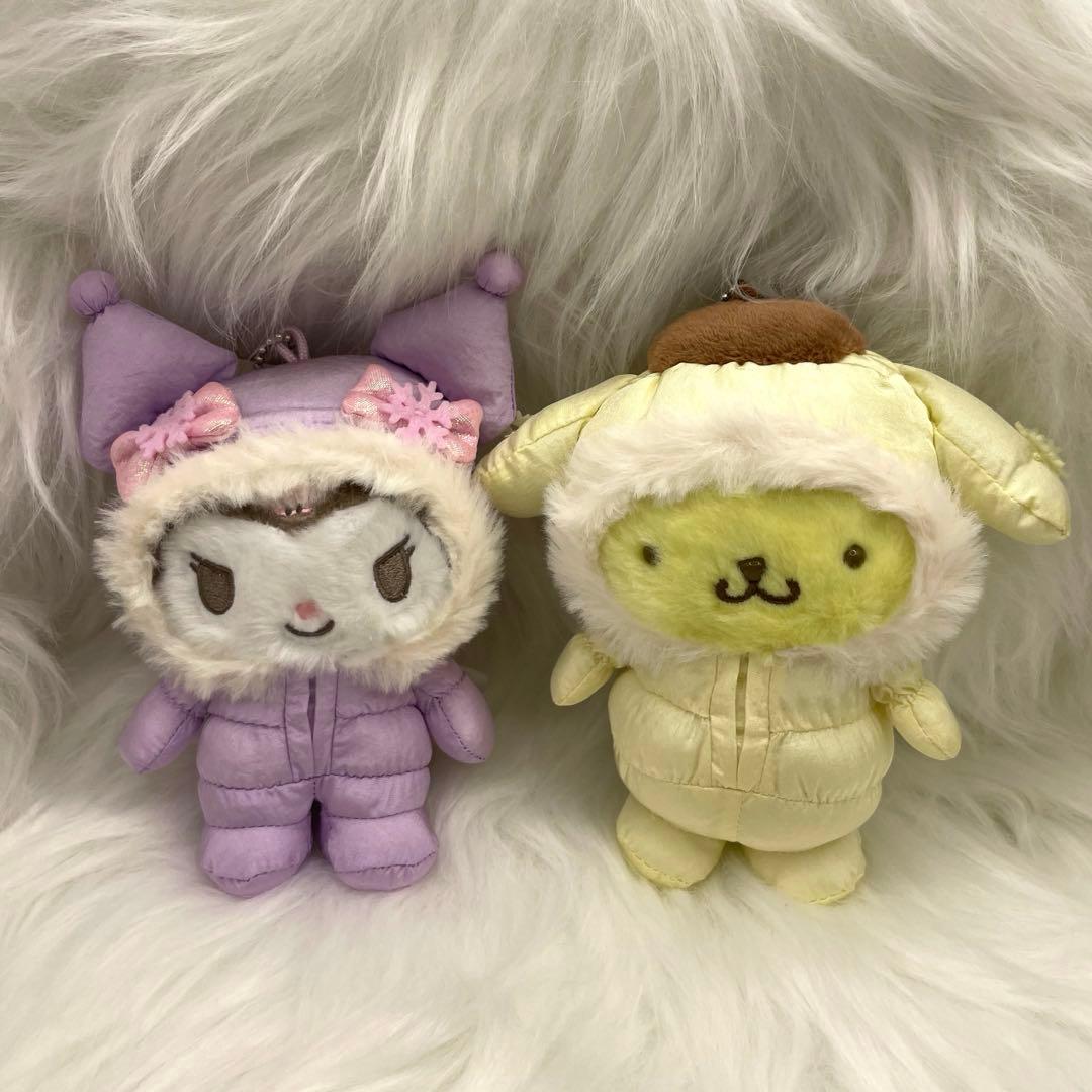 マイメロ　ポチャッコ　クロミ　ポムポムプリン　ぷくぷくウィンター　マスコット