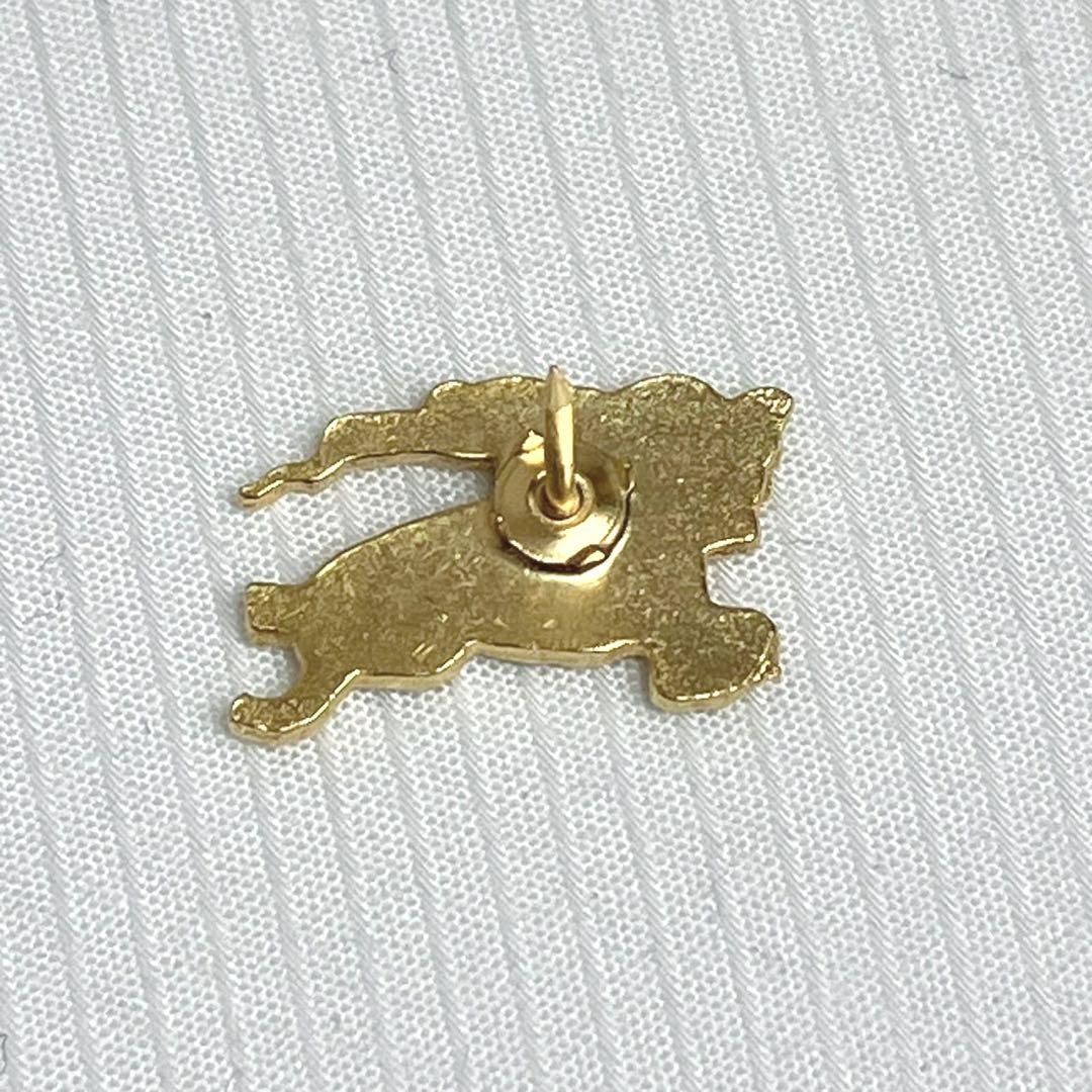 希少 美品 BURBERRY バーバリー ホースマーク ピンバッチ ピンバッジ