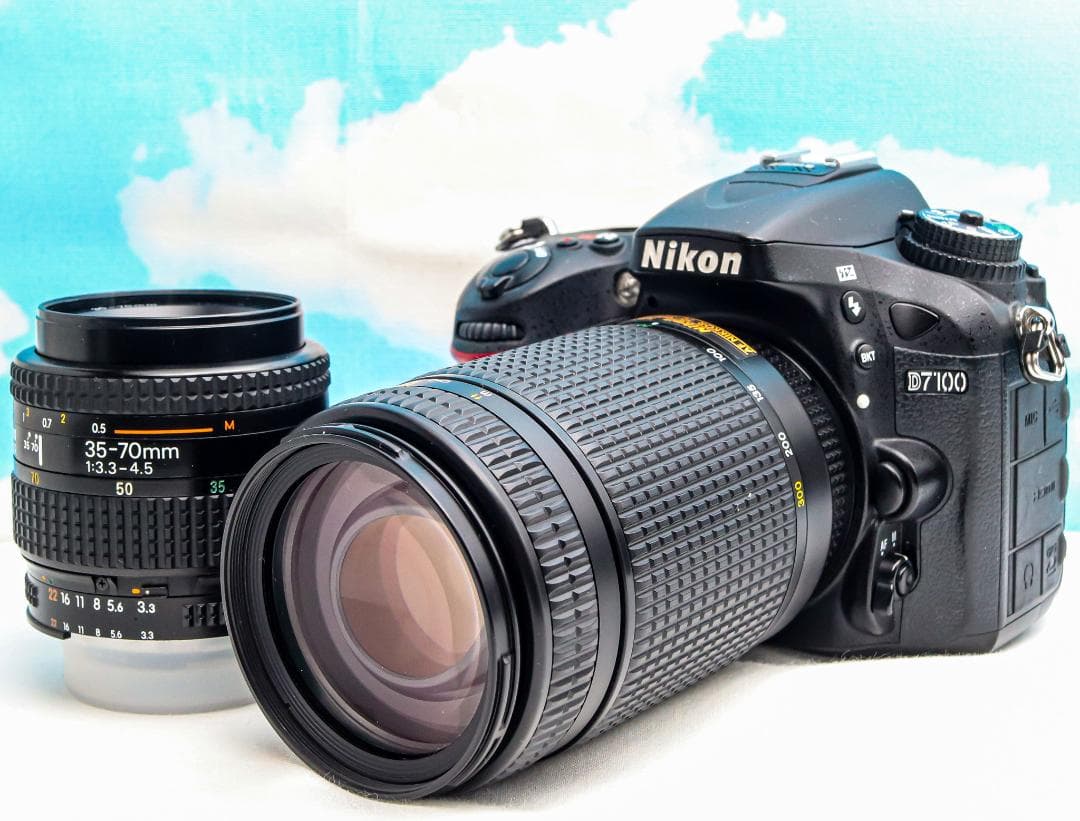 ニコン Nikon D7100⭐️ダブルレンズ⭐️スマホ転送可⭐️本格一眼レフ