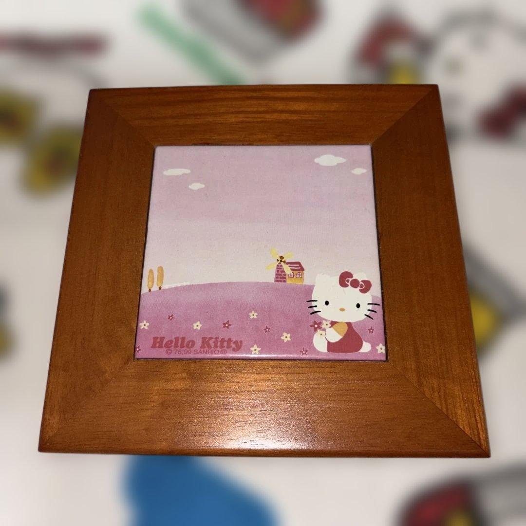 超激レア・レトロ】SANRIO ハローキティ 四季のタイル画 デコレーション