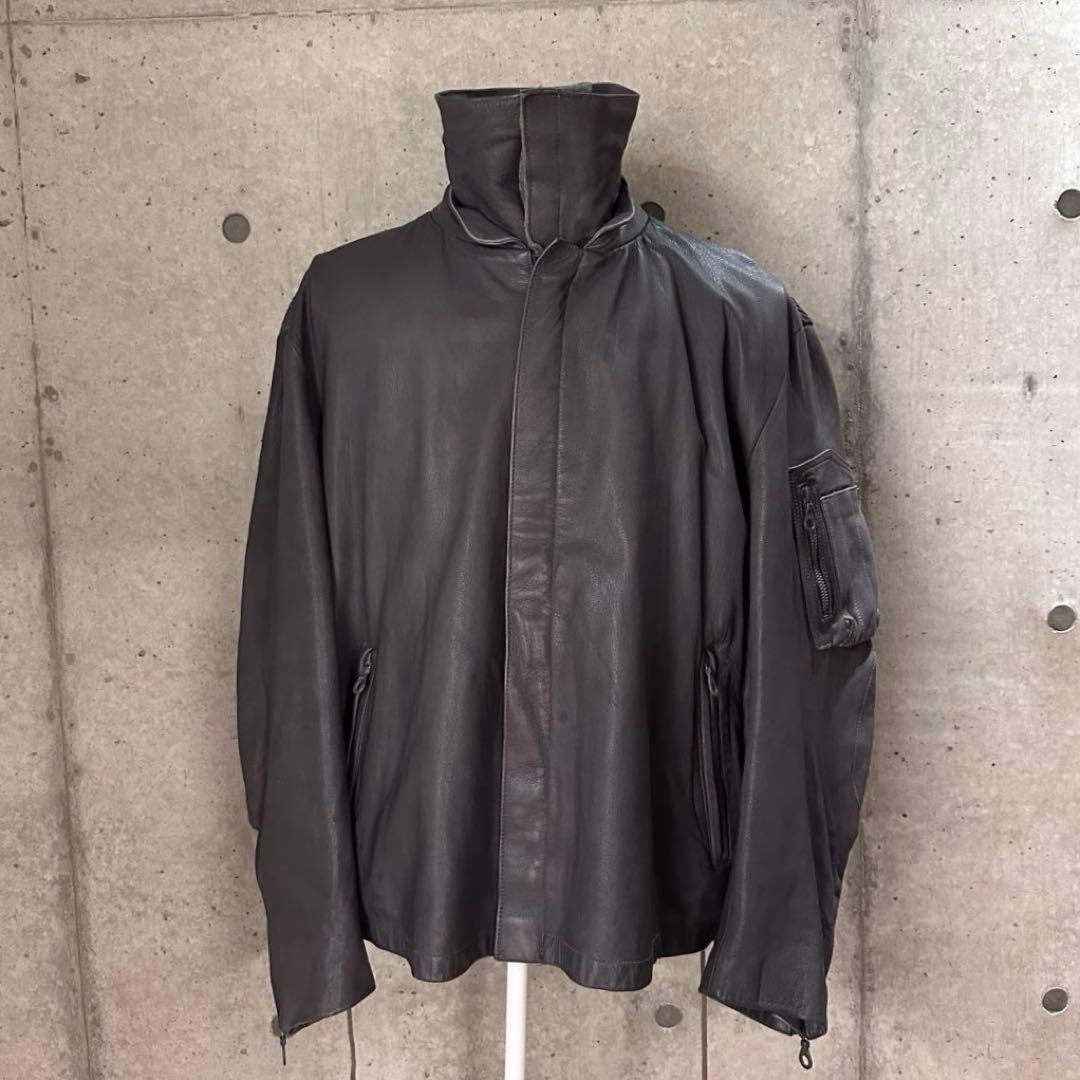 超希少美品ドイツ軍 サブマリン vintage グレー レザージャケット