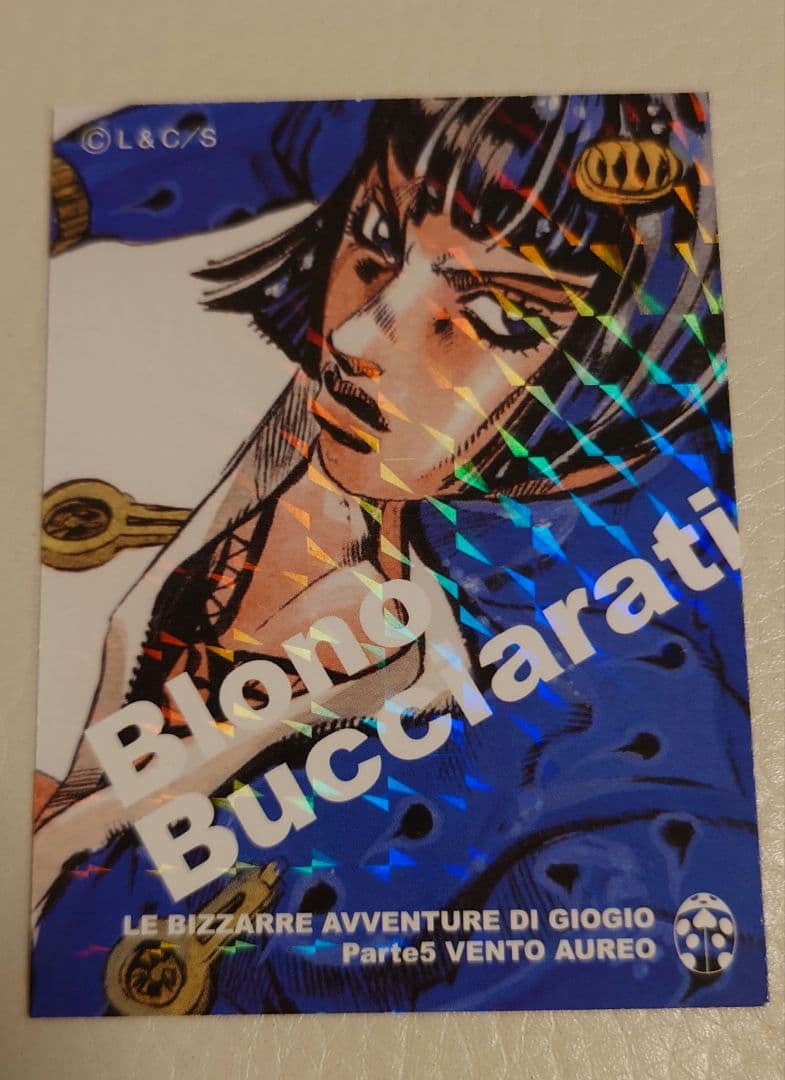 ジョジョの奇妙な冒険 part5 黄金の風　リアルペイントシート　ブチャラティ