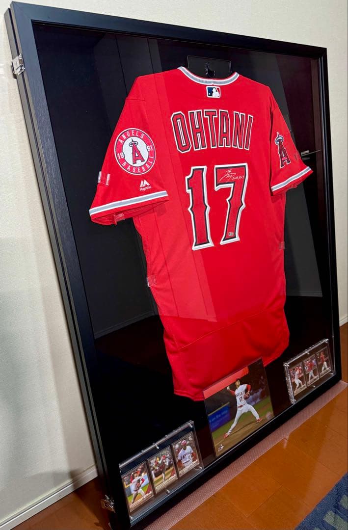 大谷翔平 額装入り直筆サイン入りオーセンティックユニフォーム ファナ