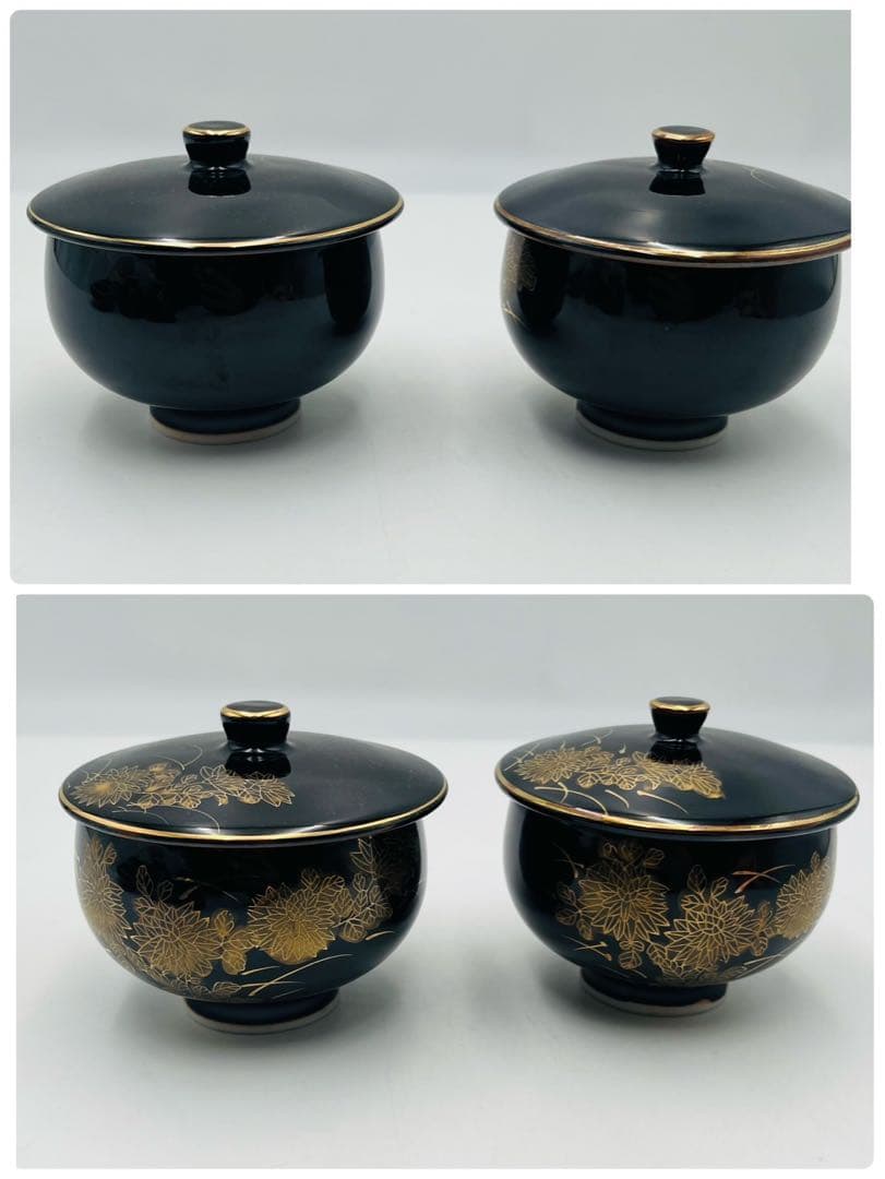 新品！金彩秋峰美術九谷焼蓋付湯のみ5客＆急須セット 楽天市場】