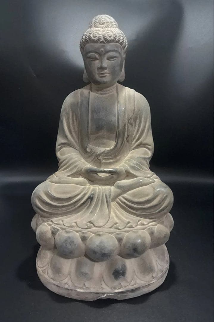 仏教 石仏 如来 細工彫刻 釈迦 縁起物 お釈迦様 釈迦如来 石彫仏像