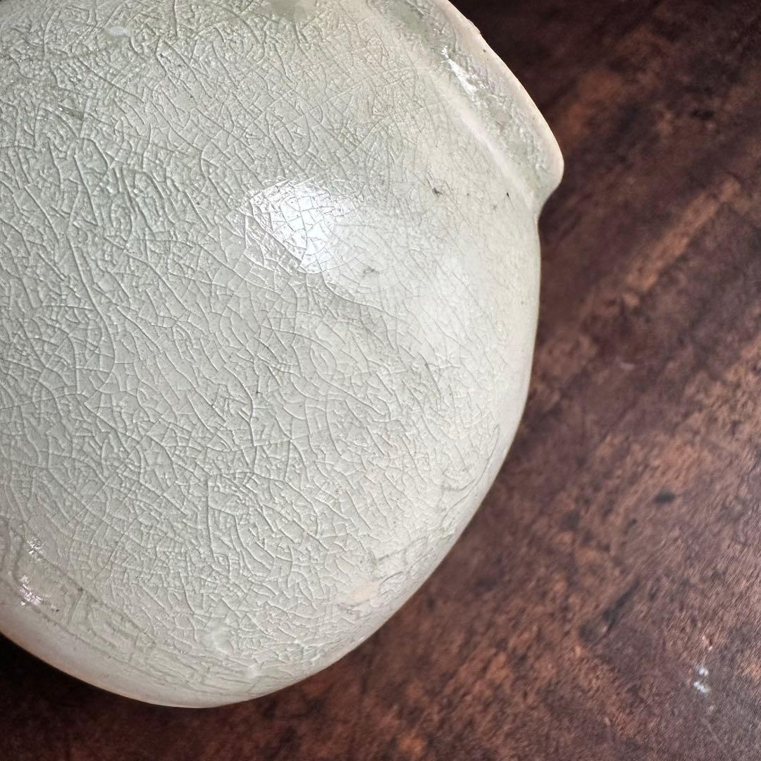 超希少】 高麗 青磁 陰刻 菊花紋 茶碗 朝鮮美術 古玩 骨董 美品