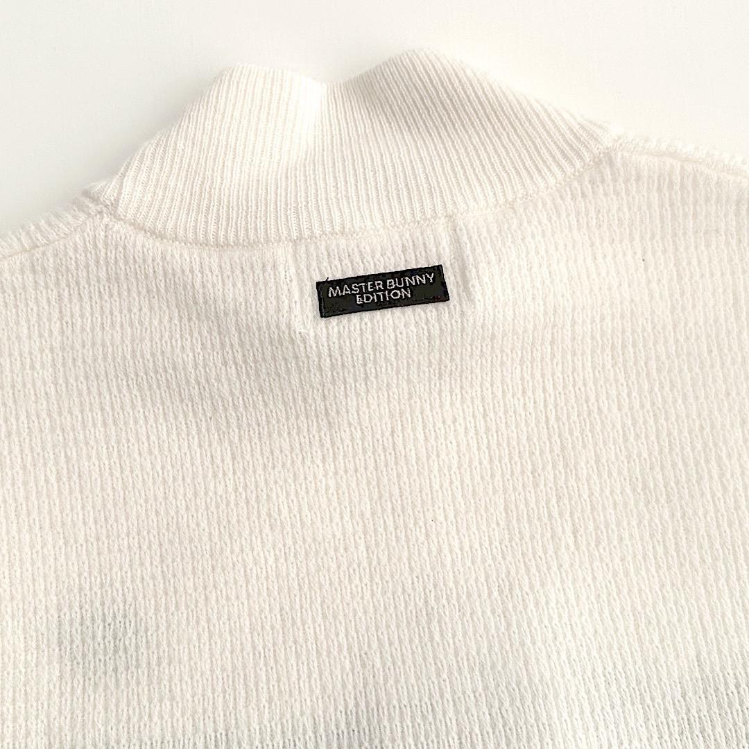 553マスターバニー レディース ゴルフウェア ウールカシミヤニット 白 1 M