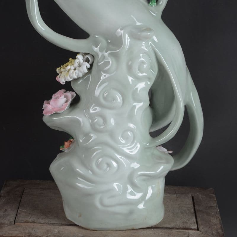 値下限界清朝早い者勝ち文化十七年？入手時箱書きあり 花唐草 江戸期新