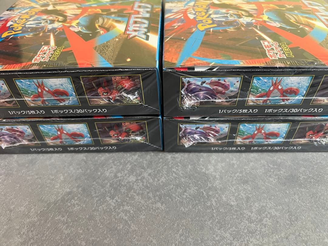 ポケモンカードゲーム　メガブレイブ　4BOX シュリンク付き