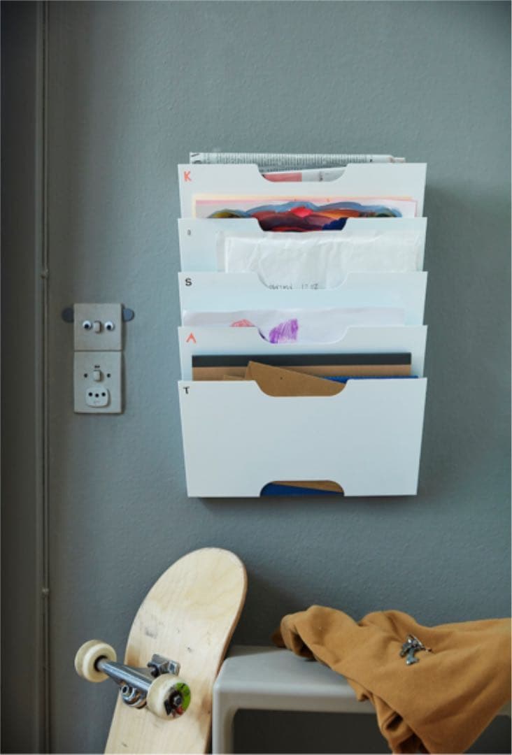 未使用新品 IKEA イケア KVISSLE クヴィッスレ ウォール 新聞ラック